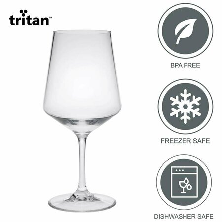 REPARTIR Tritan, Lexington 18 oz Wine Glass - Set of 4 RE3579908